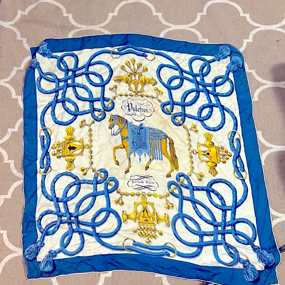 HERMES SILK SCARF